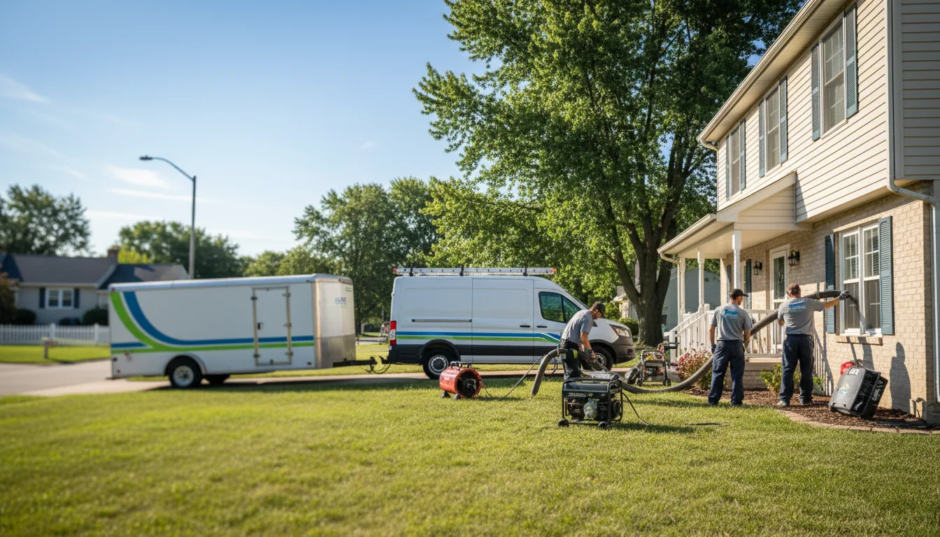 Flooded Basement Restoration And Cleanup With Repair in Newfield, NY near me